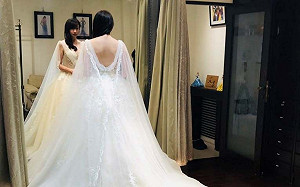 要結婚了？許淑華試穿婚紗照曝光 顏若芳喊：我要當花童