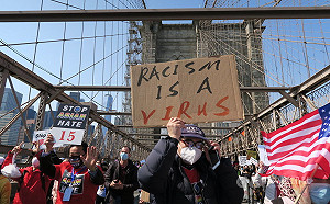 亞裔不再沉默 紐約萬人遊行呼籲停止仇恨