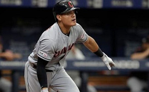 MLB／「微笑先生」張育成2打數槓龜　印地安人遭皇家完封