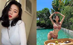 南韓網拍女神身材超火辣！S型螞蟻腰驚艷網友