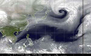 有機會下雨！東北季風增強 高層水氣通過台灣上空