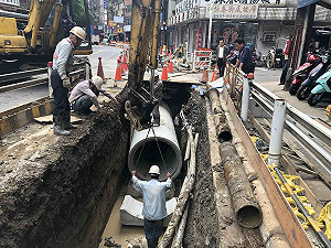 化解強降雨積淹水   新北水利局延伸永和10年前排水幹線736天完工  