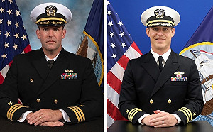 睥睨遼寧號美軍正副艦長帥照曝光 相機12萬元起跳