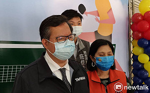 打完疫苗照常跑行程　鄭文燦：身體狀況良好