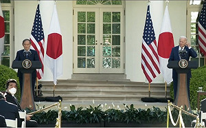 美日聯合聲明強調台海和平穩定 行政院：感謝對台堅定支持