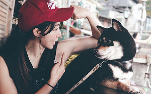 網美秀二頭肌狗狗表情超逗！網笑：懷疑的眼神