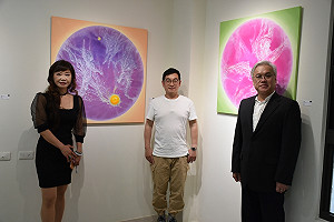 林佳鴻高雄臻藝術芬畫廊推「修蛋紀」個展與德國藝術家交流