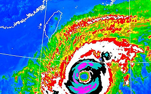 2號颱風「舒力基」明日離台最近!外圍水氣移入3地區有雨