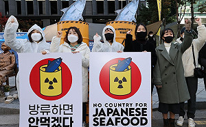 中國境內日校遭蛋洗! 核汙水引爆「反日情緒」 汪文斌籲：重視抗議聲浪