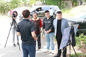 爭取外埔水美社區公園經費 蔡其昌：城市要美麗政府應多關注