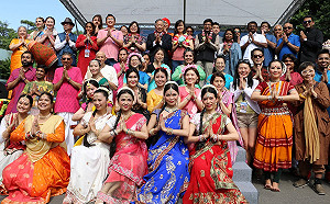 2021年印度文化節   空軍三重一村印度樂舞遊行熱鬧展開