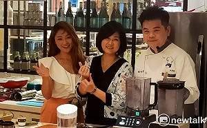 母親節商機強強滾！張文綺母女促銷調理機 麗寶折價券大放送