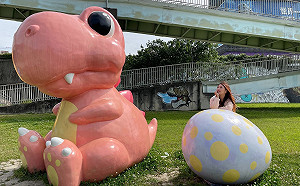 3D彩繪牆Q版公仔！中和恐龍園區升級變身萌翻所有人