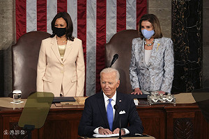美國史上頭一回! 總統國會演講 後面有這2個女性壓陣