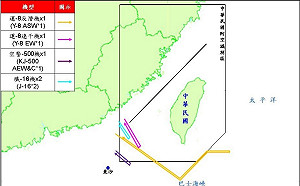 5架共機擾台 反潛機穿巴士海峽闖東南