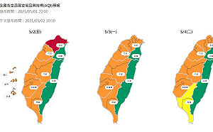 空品拉警報!今北部恐達紅害 西半部連3天橘色提醒