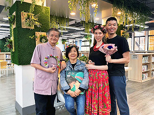 波蘭花冠DIY、「書」壓按摩、古法美容 新北市圖推媽媽專屬閱讀好康