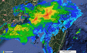 對流靠近「回波一片紅」卻無雨!專家揭悲慘真相:都蒸發了