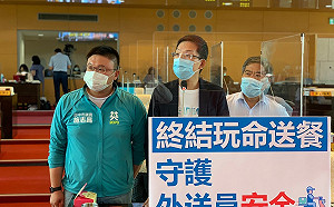 終結玩命送餐  中市綠營議員為外送員安全請命