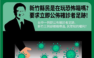 大遲到！昨確診者足跡今晨才公布 新竹縣府遭各界怒轟