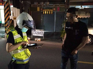 高市警防疫稽查首日舉發 未戴口罩331件