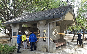 武漢肺炎》防疫三級警戒  嘉市封鎖公園涼亭