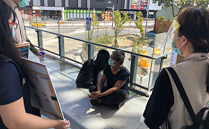 中市啟動「街友關懷專案」  車站、公園23處地毯式環境清消