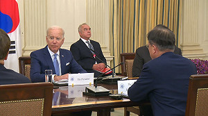 (影)拜登文在寅峰會 談維持台海和平穩定