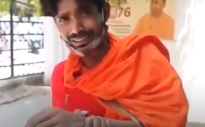 (影) 不戴口罩竟這樣懲罰! 印度男控手腳遭釘 警方駁：純為畏罪自殘事件