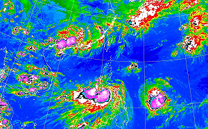3號颱「彩雲」水氣週五影響台灣！氣象局曝：這2地區有雨