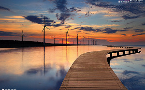 高美溼地賞夕暫喊卡！木棧道維護施工全線封閉12天