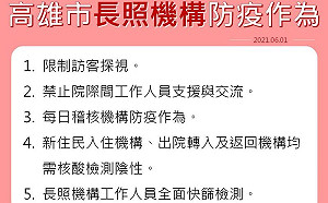 長照大樓驚傳快篩陽性 高市衛生局：PCR採檢確認為陰性
