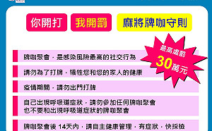 彰化牌咖傳染鏈再增2確診 王惠美籲不要再打牌了