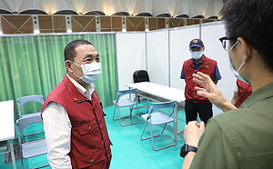 新北五股成立大型室內疫苗接種站 一天最多完成5000人接種