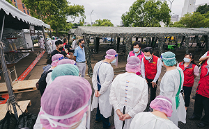 竹科專案篩檢站今早啟動 總統指示組成「竹竹苗防疫作戰聯盟」