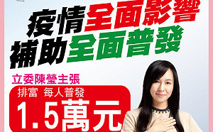 逾800萬勞工沒領到紓困！綠委喊「補助全面普發」陳瑩：每人1.5萬