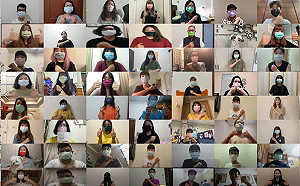 弘光學生集千支自拍影片 向第一線防疫英雄致敬