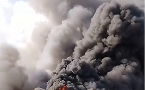 中火廠內運輸皮帶機清晨大火  台電：供電不受影響