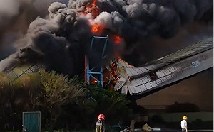 中火煤倉輸送帶起火  中市府：有明顯污染 重罰500萬元