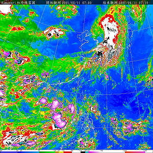 今天稍微熱一些些！午後對流較零星 馬祖濃霧