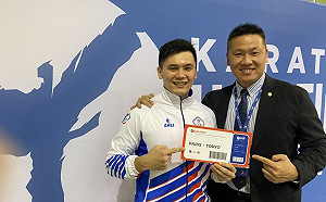 王翌達返家充飽電後再出發 空手道奧運門票到手