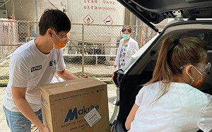 捐70萬防疫物資！侯昌明、曾雅蘭再度為偷打疫苗道歉