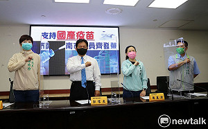 以行動支持國力的延伸 南市議長議員願接種國產疫苗