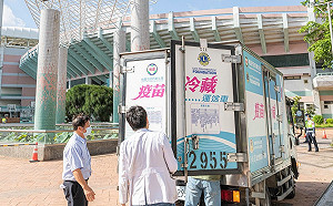 桃園3年前首創全國購置疫苗冷藏車 鄭文燦：3年後的今天派上用場了