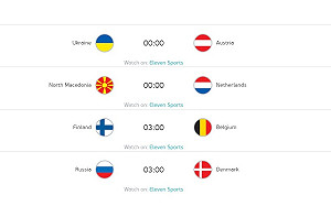 歐國盃》運彩看好比、荷分組一晉級 B、C組四隊搶下一輪至少得拚和局