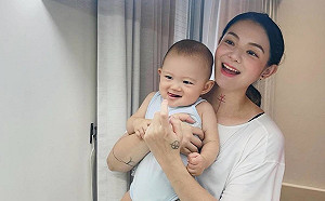 歐陽靖甜曬10月兒身材比例！網友驚呼：嬰兒界模特