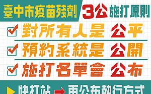 殘劑怎麼打？盧秀燕：公平、公開、公布 杜絕公關特權