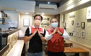 團結送愛給弱勢團體 侯友宜喊「新北團結向前走,大家加油」!