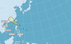 颱風「烟花」最快今生成！氣象局：2地區嚴防大雨