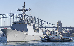 「護身軍刀」演習！美、日、韓艦艇駛進雪梨港照片曝光